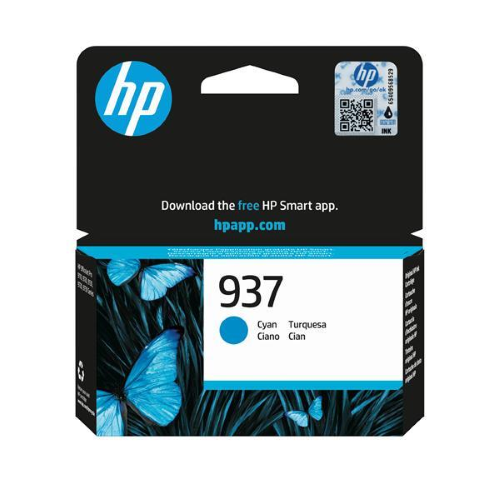 HP 937 CARTUCCIA INK CIANO PER Officejet 9110, 9120, 9130, Officejet Pro 9110b, 9120b, 9130b 800 PAGINE